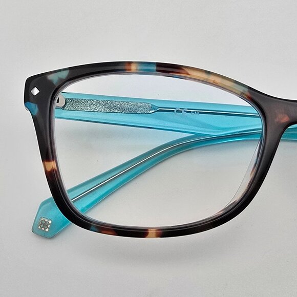 Polaroid PLD D320 IPR Havana Blue Cat Eye Eyeglasses Frame 53-17-140 - Picture 13 of 13